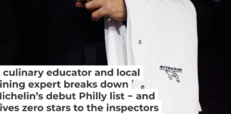 Three Philly restaurants were awarded a Michelin star, and the chefs given a custom-designed chef’s jacket. Lando Hass/picture alliance via Getty Images